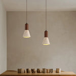 Yellow Travertine LED Pendant Lamp for Dining Living Room Kitchen Cafe