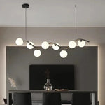 Nordic Glass Ball LED Pendant Lights for Home Decor and Lighting Fixture