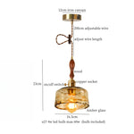 Afralia™ Cracked Glass LED Pendant Lights for Home Decor, Restaurant, Living Room, Kitchen