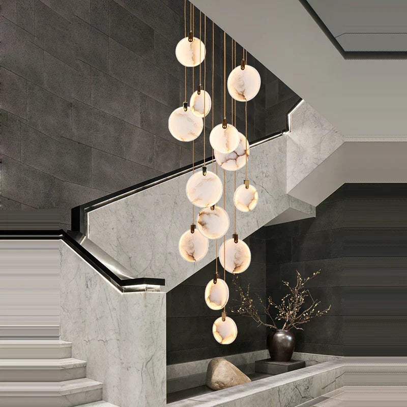 LED Marble Gold Chandelier for Living Room, 2025 Trend Lustre Lighting