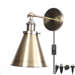 Afralia™ Iron LED Wall Lamp Vintage Style Wandlamp Industrial Luminaire