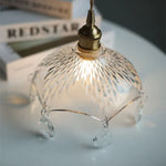 Modern Luxury LED Glass Pendant Lights Adjustable Indoor Home Decor Hang Lamp