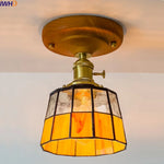 Glass Copper LED Ceiling Lamp Modern Style for Home Decor and Restaurant