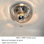 Glass Wall Sconce LED Lamps for Living Room Aisle, Modern Home Decoration Fixture