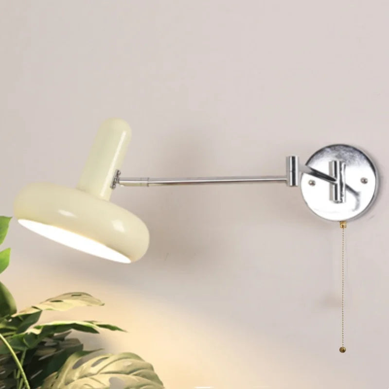 Rotatable Nordic LED Wall Sconce Pull Chain Switch Stair Light - Indoor Restaurant Bedroom Porch
