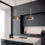Glass Pendant Lamp Ceiling Hanging Light - Danish Designer Stylish Suspension