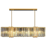 Luxe E14 LED Crystal Pendant Chandelier: Elegant Dining Room Lighting