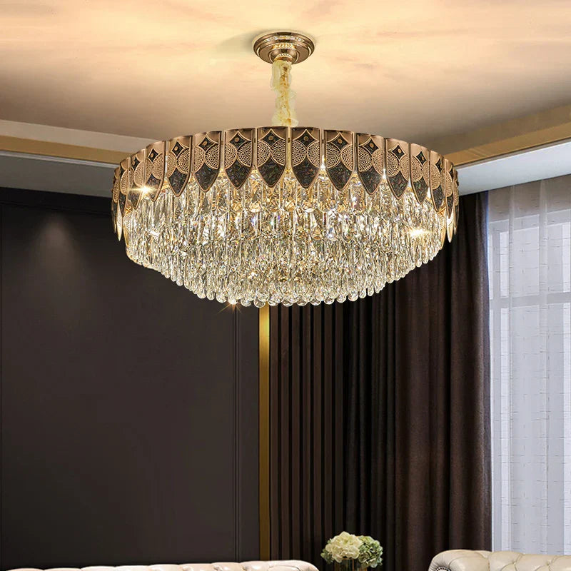 Crystal Chandelier: Modern Luxury for Living Room, Bedroom, Dining Room