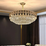 Crystal Chandelier: Modern Luxury for Living Room, Bedroom, Dining Room