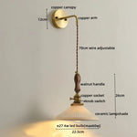 Copper Ceramic LED Wall Lamps - Nordic Modern Design