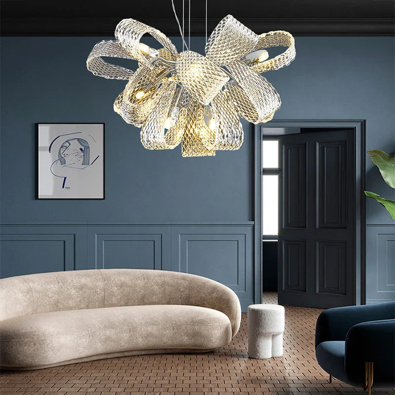 Modern Glass Chandelier for Luxury Home Decor