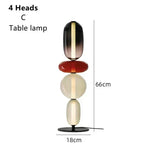 Glass Floor Lamp LED Table Light - Italian Design High Quality