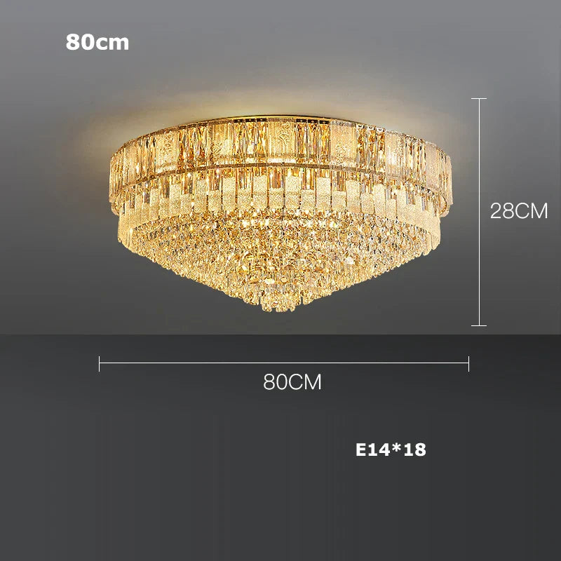 Silver Gold Chandelier Lighting Suspension Elegant Luminaire for Dinning Room