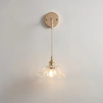 Clear Glass LED Wall Light | Modern Adjustable Nordic Copper Lamp Fixtures