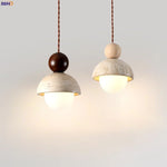 Yellow Travertine LED Pendant Lights - Modern Nordic Home Decor
