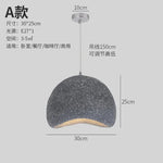 Minimalist Resin Pendant Light: Modern Nordic Chandelier for Restaurant and Bar Counter