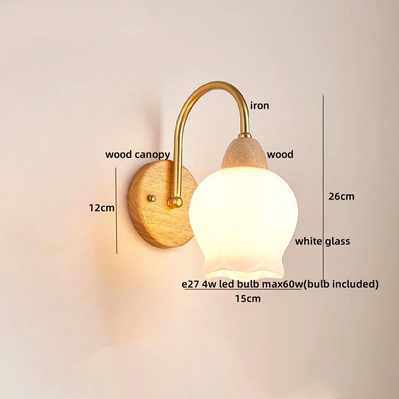 LED Wall Lamps: Nordic Modern Design for Home Decor, Living Room, Bar, Stair - Pull Chain Switch