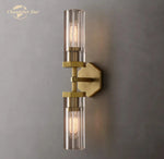 Crystal Hexagonal Sconce: Modern Wall Lamp for Bathroom, Living Room, Bedroom