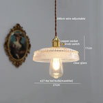 Modern LED Glass Copper Pendant Lamp | Nordic Style Hanging Light Fixtures