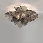 Flower Petal Acrylic LED Ceiling Chandelier for Artistic Indoor Lighting