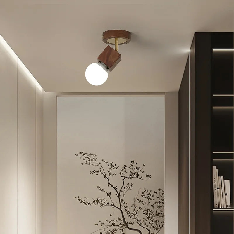 Wabi Sabi LED Ceiling Light - Modern Nordic Flush Mount Fixture for Living Room