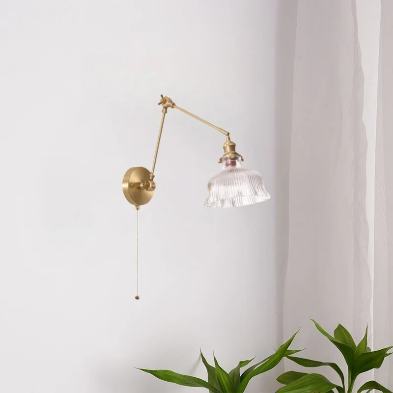 Glass LED Wall Lamp for Living Room Bedroom Mirror Bathroom - Nordic Minimalism