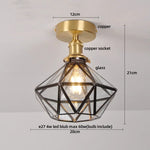 Crystal Glass LED Ceiling Lamp Modern Luxury Interior Lighting Fixture