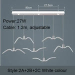 Seagull Resin LED Chandelier for Living Dining Room - Suspension Ceiling Light
