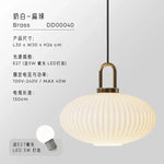 Glass Pendant Lights LED E27 Retro Luxury Hanging Fixtures for Dining Room