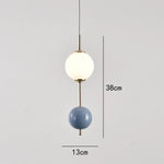 Glass Ball LED Pendant Light for Living Dining Bedroom