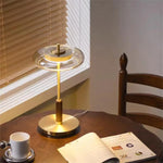 Mushroom Lustre Glass Floor Lamp - Gold Metal Art Design