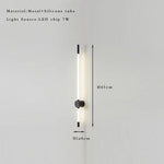 Vertical Slim Wall Sconce Indoor Light Fixture