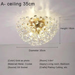 Crystal LED Ceiling Pendant Chandelier for Home Decoration and Lighting