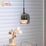 Glass Pendant Lights Modern Designer LED Indoor Lighting for Bedroom Living Room
