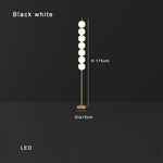 White Balls Floor Lamp: Modern Living Room Decoration & Mood Light