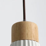 Wood & Ceramic Pendant Lights for Kitchen Dining Room Decor