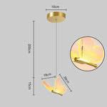 Butterfly LED Chandelier for Duplex Villa Living Room Romantic Wedding Decor