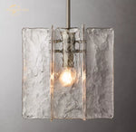 LED Glass Pendant Light, Modern Small Chandeliers for Bedroom, Dining Room, Kitchen Island
