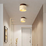 Travertine Stone Ceiling Downlight with E27 Bulb