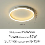 Circular LED Ceiling Lights for Home Decor and Indoor Lighting