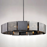 Stainless Steel Industrial Modern Ring Chandelier