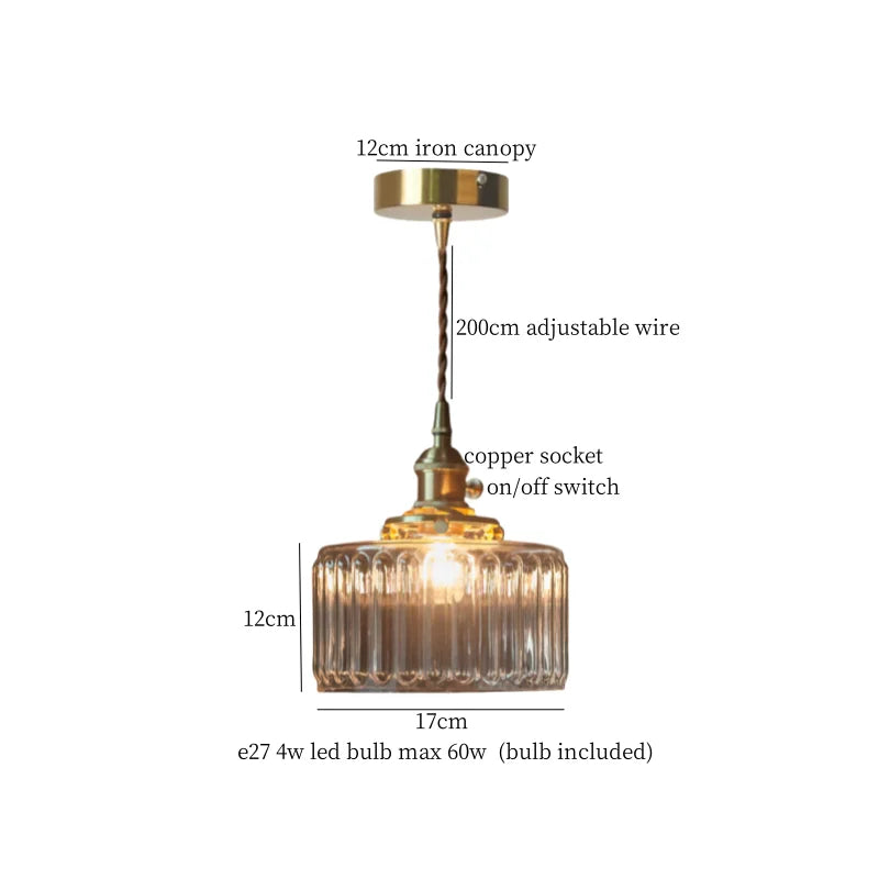 Afralia™ Glass LED Pendant Lights Bedroom Kitchen Living Room Bar Cafe Minimalist Hanging Lamp