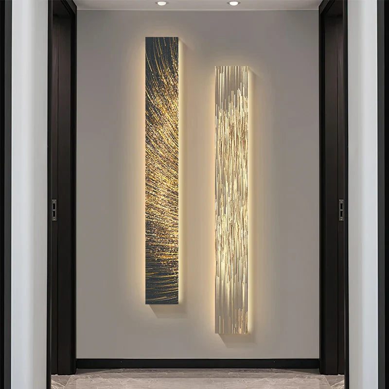 LED Indoor Painting Decoration Strip Wall Hanging Lamp for Living Room & Hotel