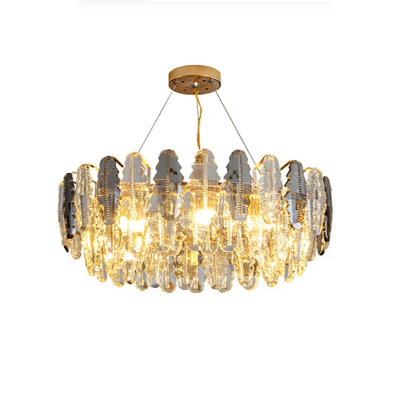 Crystal Chandelier Pendant Light for Living Room Bedroom Foyer