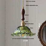 Modern Copper Glass Pendant Light Fixture for Reading Aisle Coffee Pink Home Decor