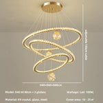 Modern LED Pendant Lights Chandelier for Foyer, Villa, and Stairs