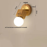 Afralia™ Copper LED Wall Lights with Pull Chain Switch for Bedroom, Bathroom, Porch