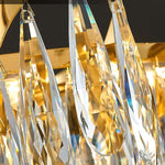 Andria Gold Plated Crystal Chandelier