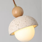 Yellow Travertine LED Pendant Light for Modern Home Decor