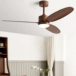 52" Modern DC Ceiling Fan with Remote Control for Home and Restaurant
